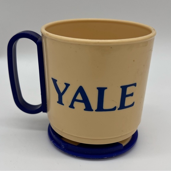 Vintage Yale Dining Hall Cup with Adhesive Base - Picture 3 of 6